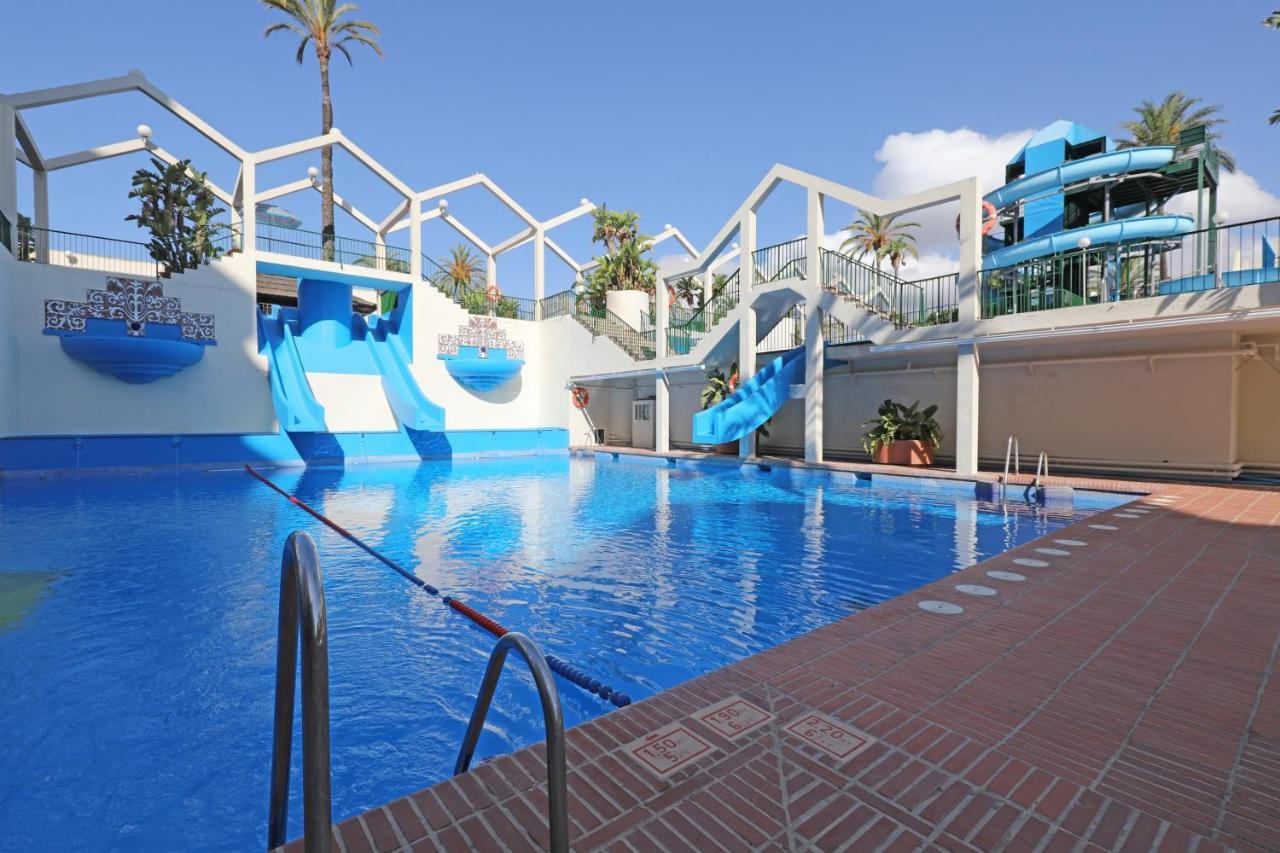 074 - Fabulous Sea View Apartment In Benal Beach Complex Benalmádena Eksteriør billede